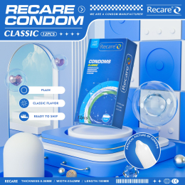 Презервативи Recare Classic Condoms 12 шт, класичні - - фото №5
