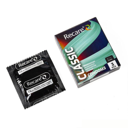 Презервативи Holographic Recare Classic Condoms 3 шт, класичні - - фото №2