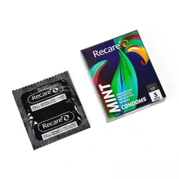 Презервативи Holographic Recare Ultra Thin Mint Condoms 3шт, ультратонкі, аромат: м'ята - №2