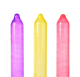 Презервативи Holographic Recare Fruit Flavour Condoms 3 шт, аромати: м'ята, банан, полуниця - №2