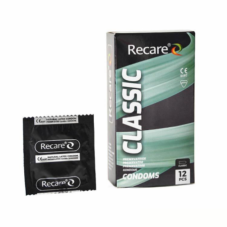 Презервативи Holographic Recare Classic Condoms 12 шт, класичні - фото