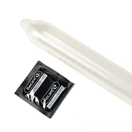 Презервативи Holographic Recare Ice Cream Big Dotted Condoms 12 шт, з пухирцями, аромат: морозиво - фото №3