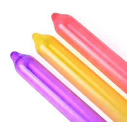 Презервативи Holographic Recare Fruit Flavour Condoms 12 шт, аромати: м'ята, банан, полуниця - - фото №3