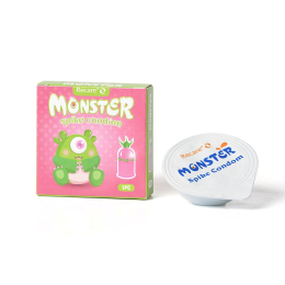 Насадка на член Recare Green Monster Spike Condom (презерватив з рядом кульок і вусиками на кінчику) - №3