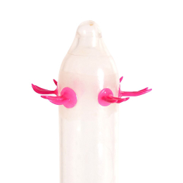 Насадка на член Recare Turquoise Monster Spike Condom (презерватив з вусиками) - №2