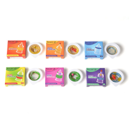 Насадка на член Recare Spike Condom Yellow (презерватив з вусиками та спіраллю шипів) - - фото №5