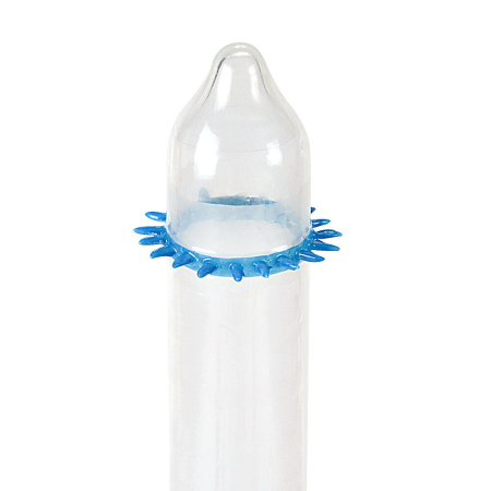 Насадка на член Recare Spike Condom Blue (презерватив з шипами) - фото №2