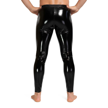 Лаковані чоловічі легінси Art of Sex - Matthias, колір чорний, розмір M - фото №2