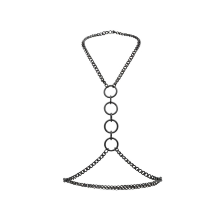 Металева портупея Art of Sex - Mango, колір чорний, XS-2XL - фото