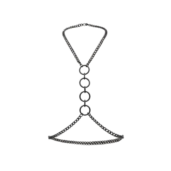 Металева портупея Art of Sex - Mango, колір чорний, XS-2XL - фото