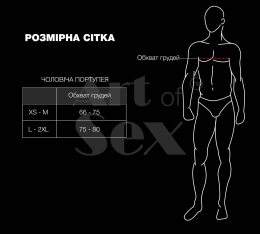Чоловіча портупея Art of Sex - Spartacus, екошкіра, колір білий, розмір XS-M - №4