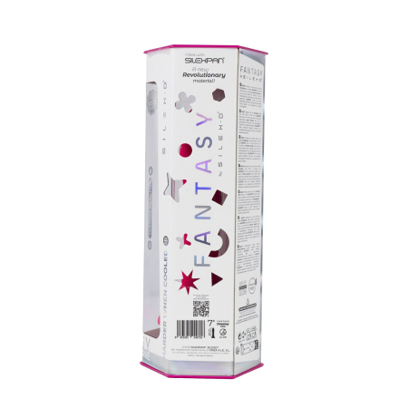 Фалоімітатор SilexD Fantasy Liquid Silicone Dreamy 7in Pink - фото №10