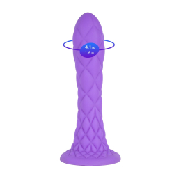 Фалоімітатор SilexD Fantasy Liquid Silicone Dreamy 7in Purple - - фото №6