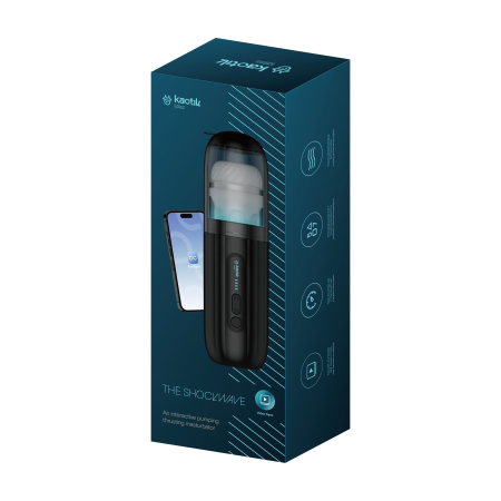 Смарт-мастурбатор Kaotik Labs The Shockwave, режим edging, імітація фрикцій - фото №10