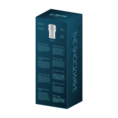 Смарт-мастурбатор Kaotik Labs The Shockwave, режим edging, імітація фрикцій - фото №11