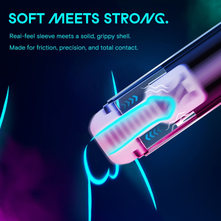 Смарт-мастурбатор Kaotik Labs The Shockwave, режим edging, імітація фрикцій - фото №16