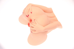 Мастурбатор-попа Naked Factory MONICA, вагіна + анус, 2 канали, дуже реалістичний, наскрізний 