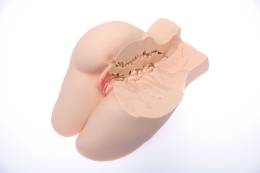 Мастурбатор-попа Naked Factory HANNAH, вагіна + анус, дуже реалістичний, наскрізний - - фото №3