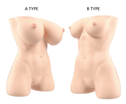 Мастурбатор-торс Naked Factory JESSICA A TYPE, великі груди, дуже реалістичний, наскрізний - №7
