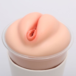Мастурбатор-вагіна Naked Factory Cup Sleeve V–1, наскрізний - №6
