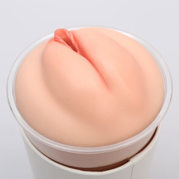 Мастурбатор-вагіна Naked Factory Cup Sleeve V–1, наскрізний - №3
