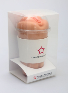 Мастурбатор-вагіна Naked Factory Cup Sleeve V–2, наскрізний - - фото №2