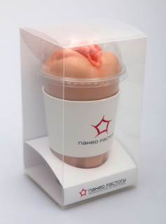 Мастурбатор-вагіна Naked Factory Cup Sleeve V–3, наскрізний - - фото №2