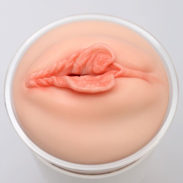 Мастурбатор-вагіна Naked Factory Cup Sleeve V–4, наскрізний - - фото №3