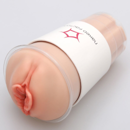 Мастурбатор-вагіна Naked Factory Cup Sleeve V–4, наскрізний - фото