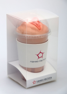 Мастурбатор-вагіна Naked Factory Cup Sleeve V–4, наскрізний - - фото №2