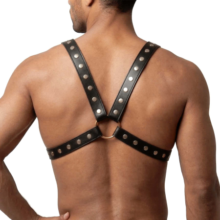 Чоловіча портупея Art of Sex - Spartacus, натуральна, колір чорний, розмір XS-M - фото №2