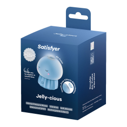 Вакуумний кліторальний стимулятор Satisfyer Jelly-cious Blue - - фото №5