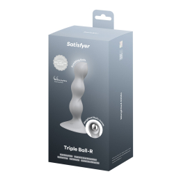 Анальний стимулятор-намистини Satisfyer Triple Ball-R Grey - - фото №6