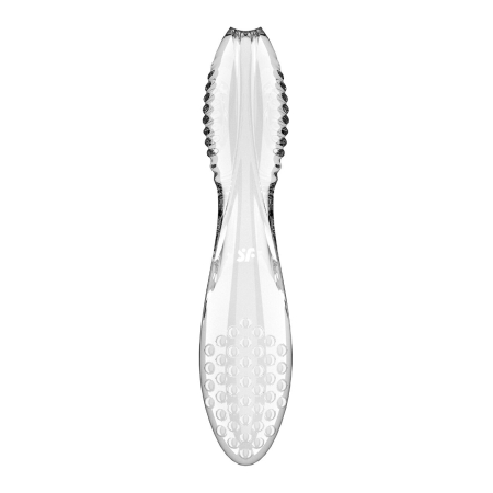 Двосторонній скляний дилдо Satisfyer Dazzling Crystal 2 Transparent - фото №3