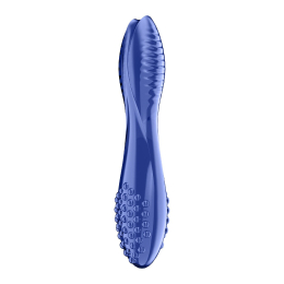 Двосторонній скляний дилдо Satisfyer Dazzling Crystal 2 Blue - №2