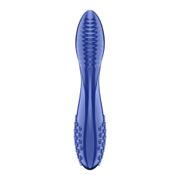 Двосторонній скляний дилдо Satisfyer Dazzling Crystal 2 Blue 