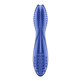 Двосторонній скляний дилдо Satisfyer Dazzling Crystal 2 Blue - №4