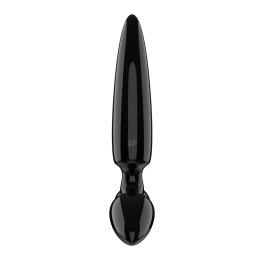 Тристоронній скляний дилдо Satisfyer Triple Crystal 1 Black - - фото №3