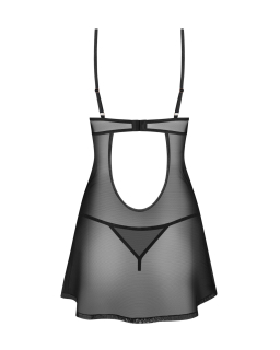 Сорочка Obsessive Euridia chemise & tanga XS/S - №3
