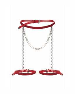 Пояс з гартерами Obsessive Inferro harness bottom S/M/L - - фото №4