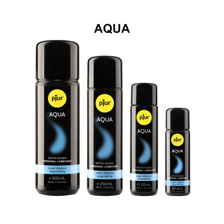 Лубрикант на водній основі pjur Aqua 500 мл, ефект оксамитової шкіри без прилипання - фото №3