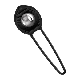 Вагінальна кулька Fun Factory SMARTBALL UNO Black, одинарна, діаметр 3,6 см - №5