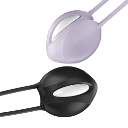 Вагінальна кулька Fun Factory SMARTBALL UNO Black, одинарна, діаметр 3,6 см - №9