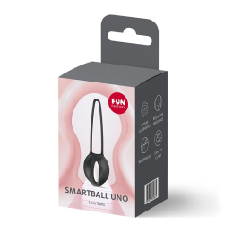 Вагінальна кулька Fun Factory SMARTBALL UNO Black, одинарна, діаметр 3,6 см - №8