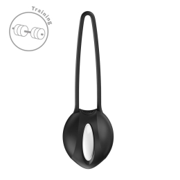 Вагінальна кулька Fun Factory SMARTBALL UNO Black, одинарна, діаметр 3,6 см - №2