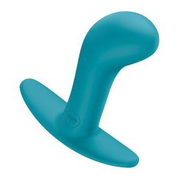 Анальна пробка Fun Factory BOOTIE L Aquamarine, діаметр 3,8 см, тонкий обмежувач 
