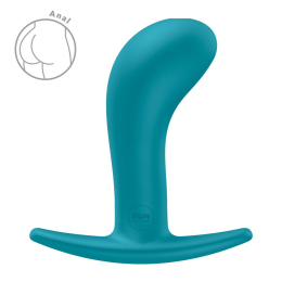 Анальна пробка Fun Factory BOOTIE L Aquamarine, діаметр 3,8 см, тонкий обмежувач - №2