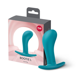 Анальна пробка Fun Factory BOOTIE L Aquamarine, діаметр 3,8 см, тонкий обмежувач - №6