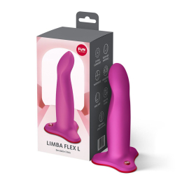 Фалоімітатор Fun Factory LIMBA FLEX L Magenta, гнучкий, з ефектом пам’яті, підходить для точки G - №4