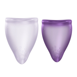 Набір менструальних чаш Fun Factory FUN CUP EXPLORE KIT, 2 шт, Multicolored Violet, об’єми 20 та 30 мл 